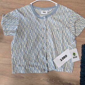 Obey Girls button down top